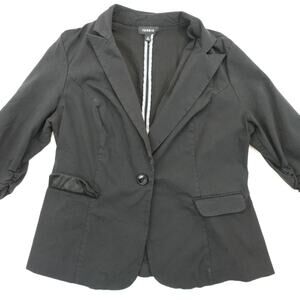 Torrid Studio Lexington Millennium Black Stretch Blazer